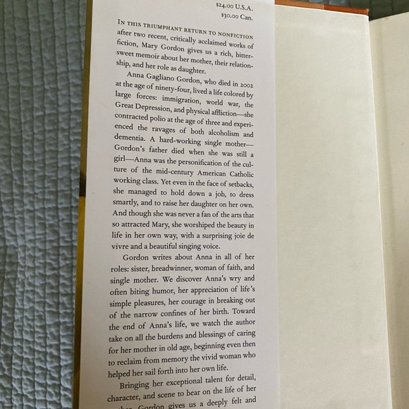 Circling My Mother Book by Mary Gordon - Picture 3 of 6